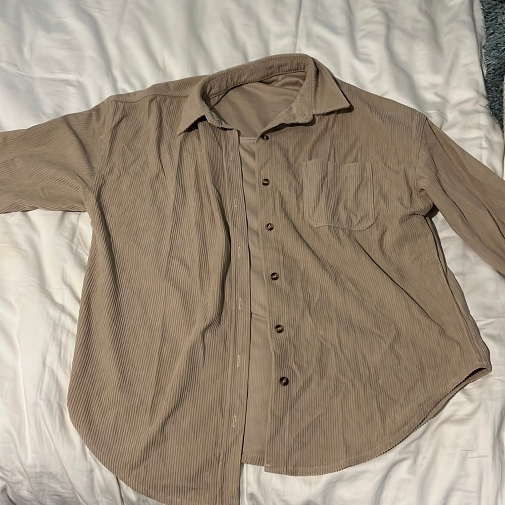 Tan Corduroy Light Jacket/Cardigan